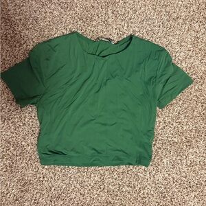 Zara Green Women's Crop Top